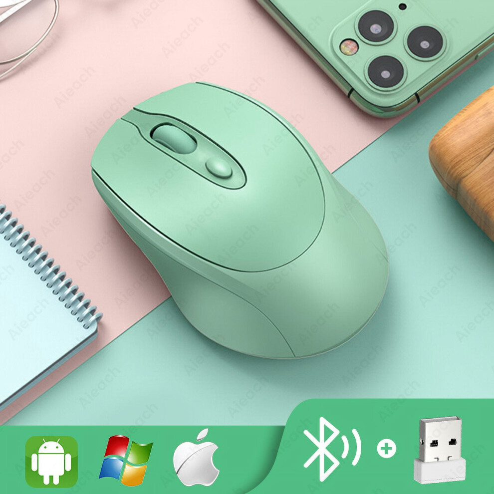 Aieach Rechargeable Wireless Bluetooth Mouse Silent 972745802624