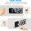 LED alarm clock with temperature display and voice control 7