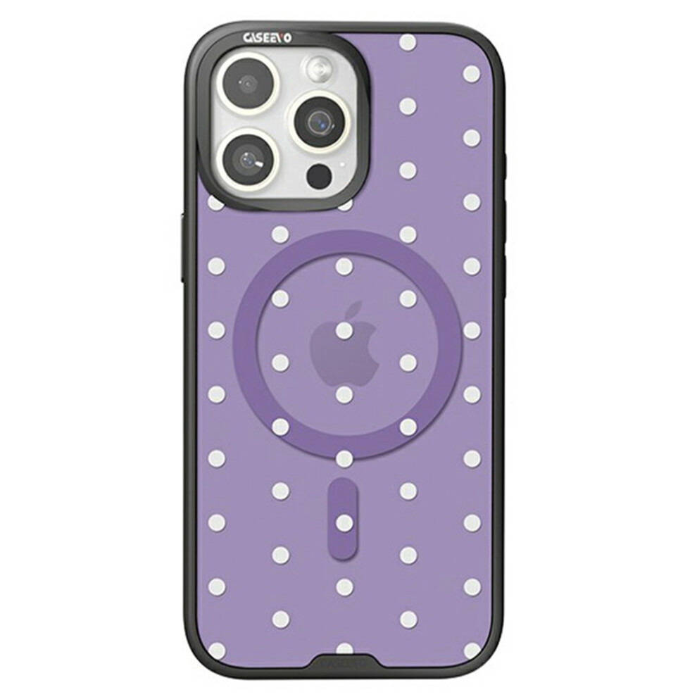 (Purple) Caseevo For Iphone 14 Pro Case Compatible With Magsafe Tpu Acrylic Cover With Interchangeable Dots Backplate Purple 6914298153680
