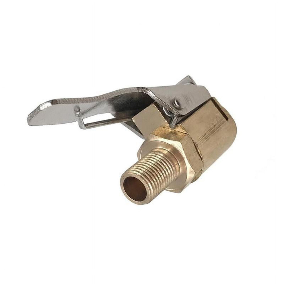 Brass Clip-On Air Chuck Connector For 8Mm Car Tire Inflator 900881696029