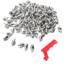Aceovo steel track spikes 1/4 inch 120 pcs