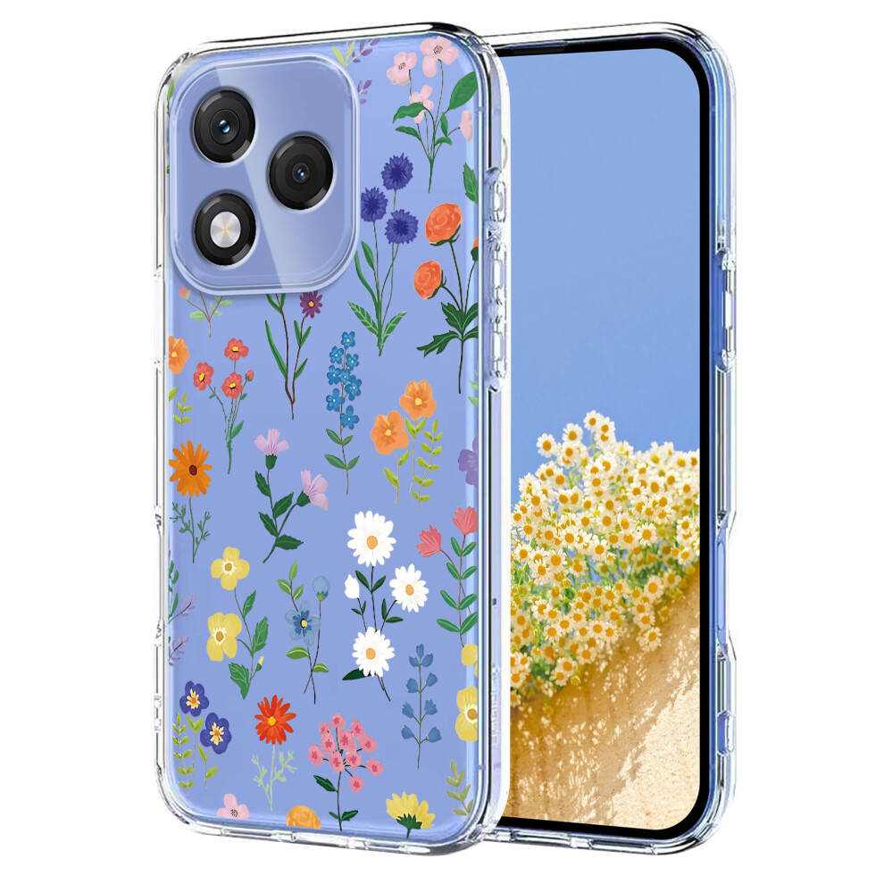 (Daisies) For Honor 400 Lite 5G Case Butterfly Floral Pattern Printing Tpu Phone Back Cover 6914297203928