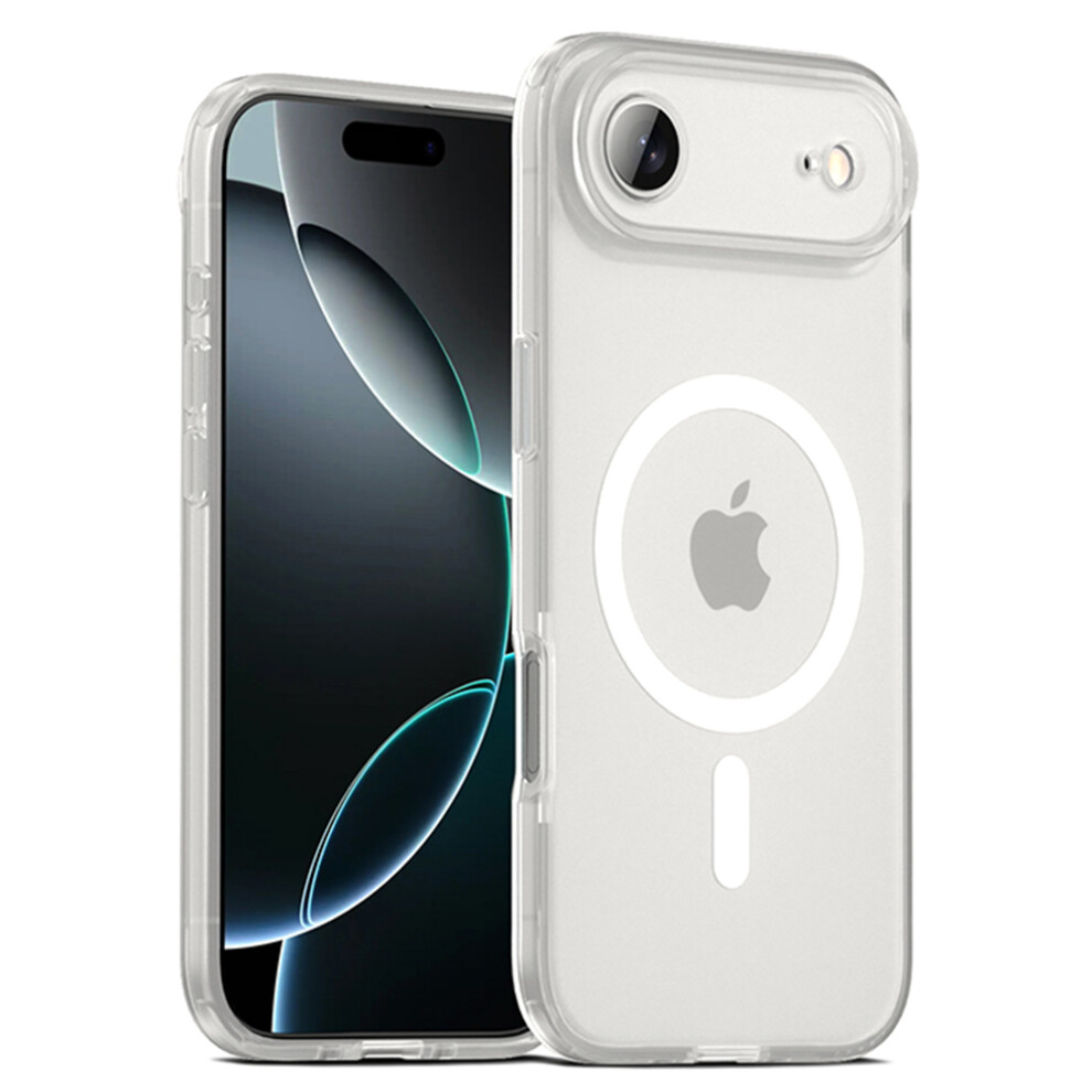 (White) Ipaky For Iphone Air Magnetic Case Shockproof Pc + Tpu Matte Phone Cover White 6914296009316
