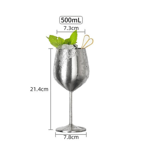 Isolerade vinglas i rostfritt stål, 2-pack 1