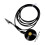 Black ESD Ground Cable with PU/PVC Anti-Static Wire and 3