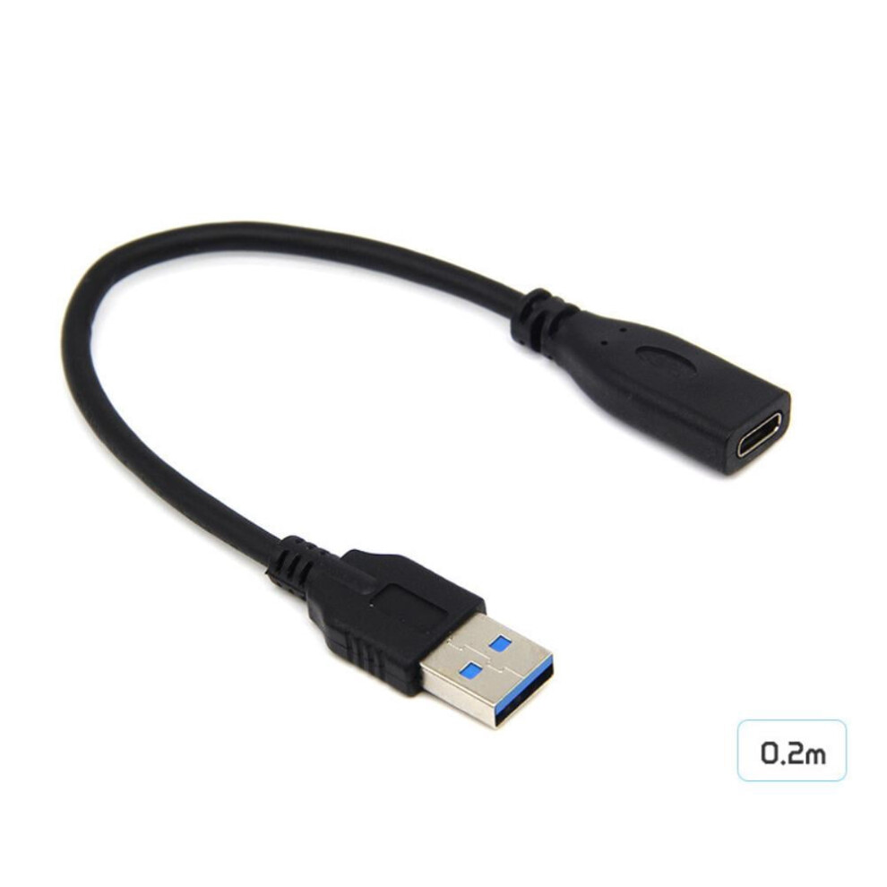 Usb 3.1 Type-C Female To Usb 3.0 Male Adapter Cable 10Gbps 900881675284