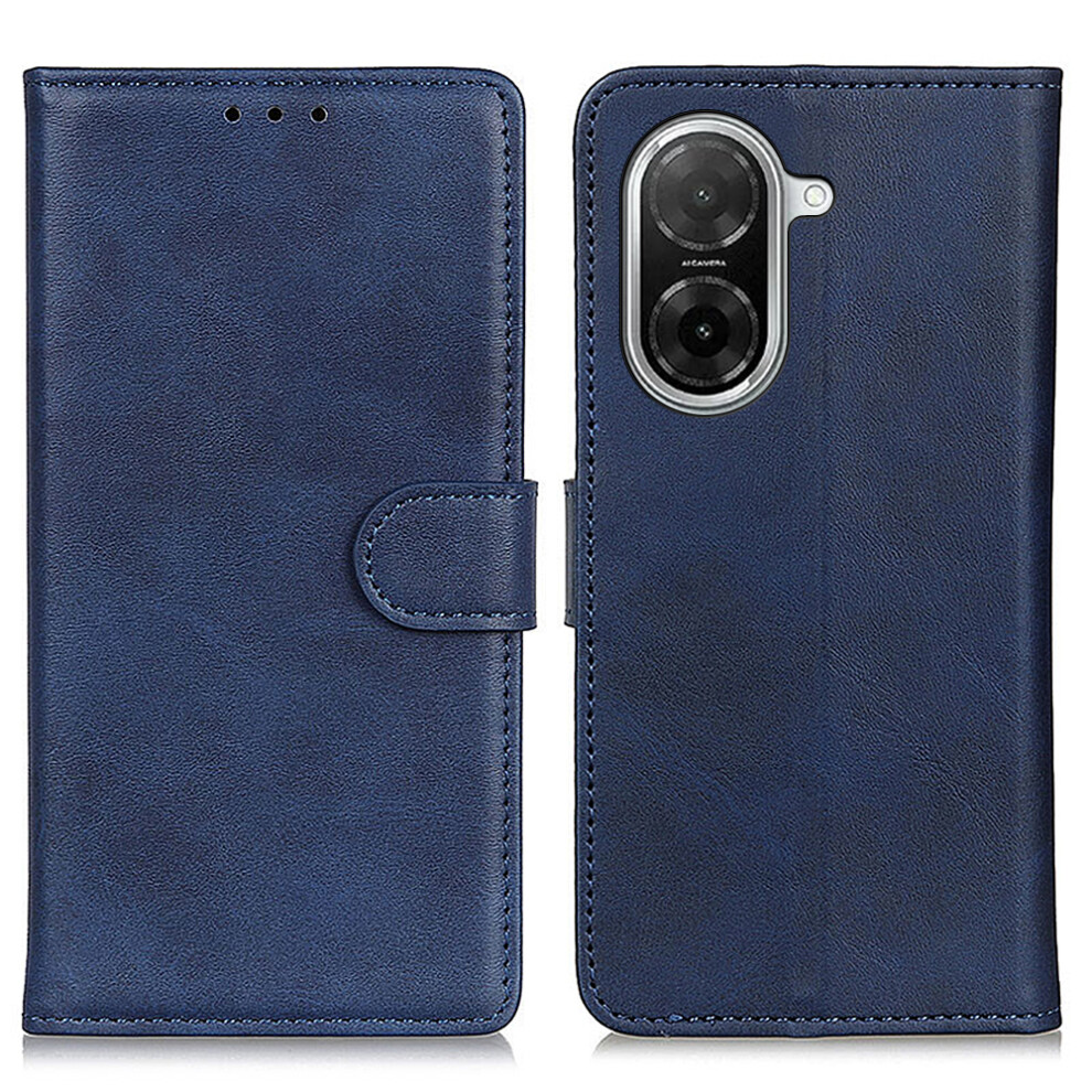 (Blue) For Xiaomi Poco C71 4G / Redmi A5 4G (171.7Mm) Case Cowhide Texture Leather Wallet Stand Phone Cover Blue 6914299058397