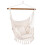 Poltrona sospesa (dondolo amaca) - SPRINGOS - Springos - 130 x 100 cm - Beige - Frange e 2 cuscini 1