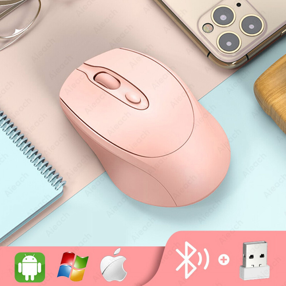 Aieach Rechargeable Wireless Bluetooth Mouse Silent 972745802631