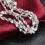 Collier ondulé en corde argentée double torsadée, 2 mm, 40-60 cm 2