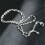 Collier ondulé en corde argentée double torsadée, 2 mm, 40-60 cm 3