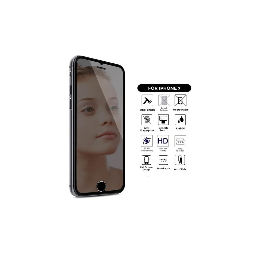 Iphone 7 Screen Protector Mirror Hd Full Coverage Silver 962125203806