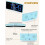 Alarm Clock for Heavy Sleepers Digital USB Desk Clock Large 7