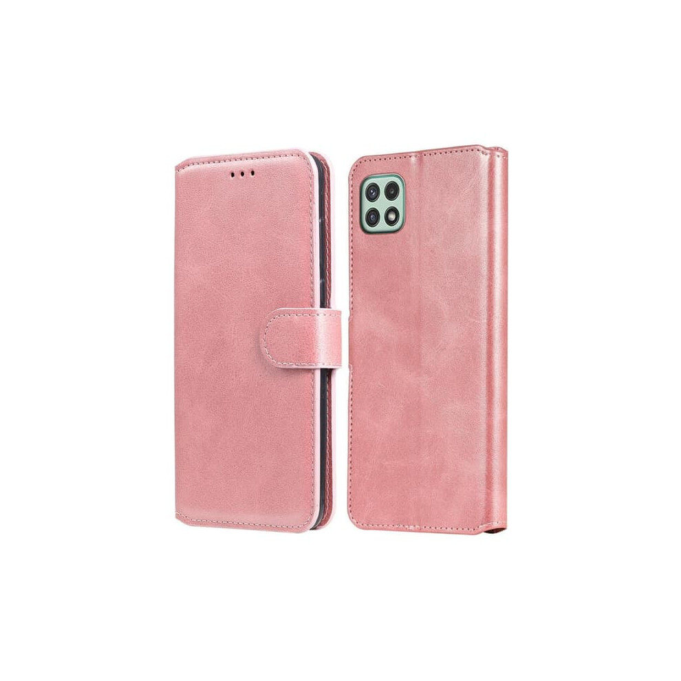 Skalo Samsung A22 5G Wallet Case Rose Gold 962125196245