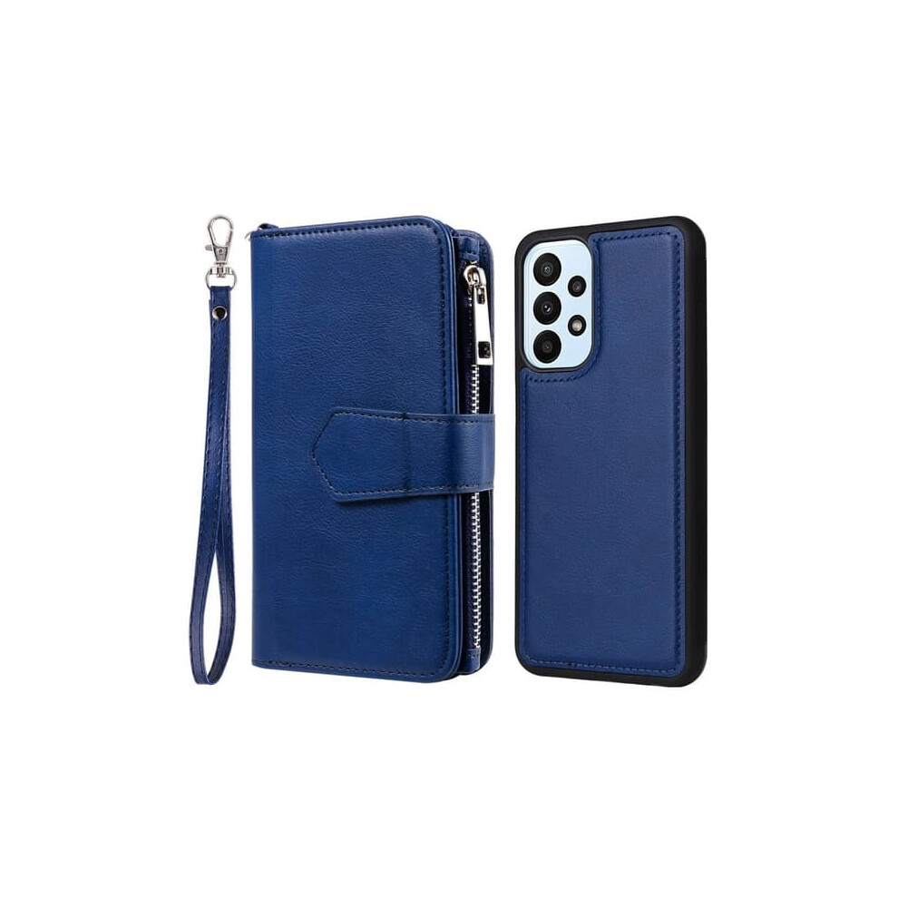 Samsung Galaxy A23 5G Magnet Wallet Case Blue 962125196573