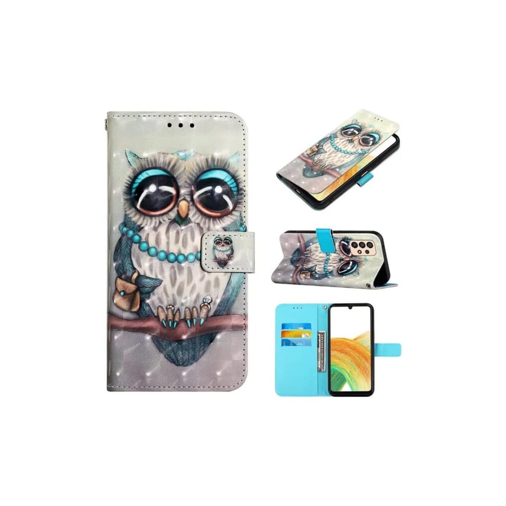 Wallet Case For Samsung Galaxy A53 Ornate Owl 962125204292