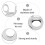Feliator Stainless Steel Manual Multi-Function Egg Cooker - Soft or Hard Boiled Egg Set 6