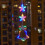 LED Christmas window lights battery powered 20 LED 6