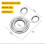 Feliator Stainless Steel Manual Multi-Function Egg Cooker - Soft or Hard Boiled Egg Set 5