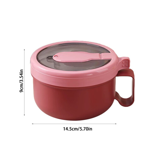 Contenitore termico portatile per panini e pranzo - Ideale per studenti, ufficio e picnic (23 cm) 2