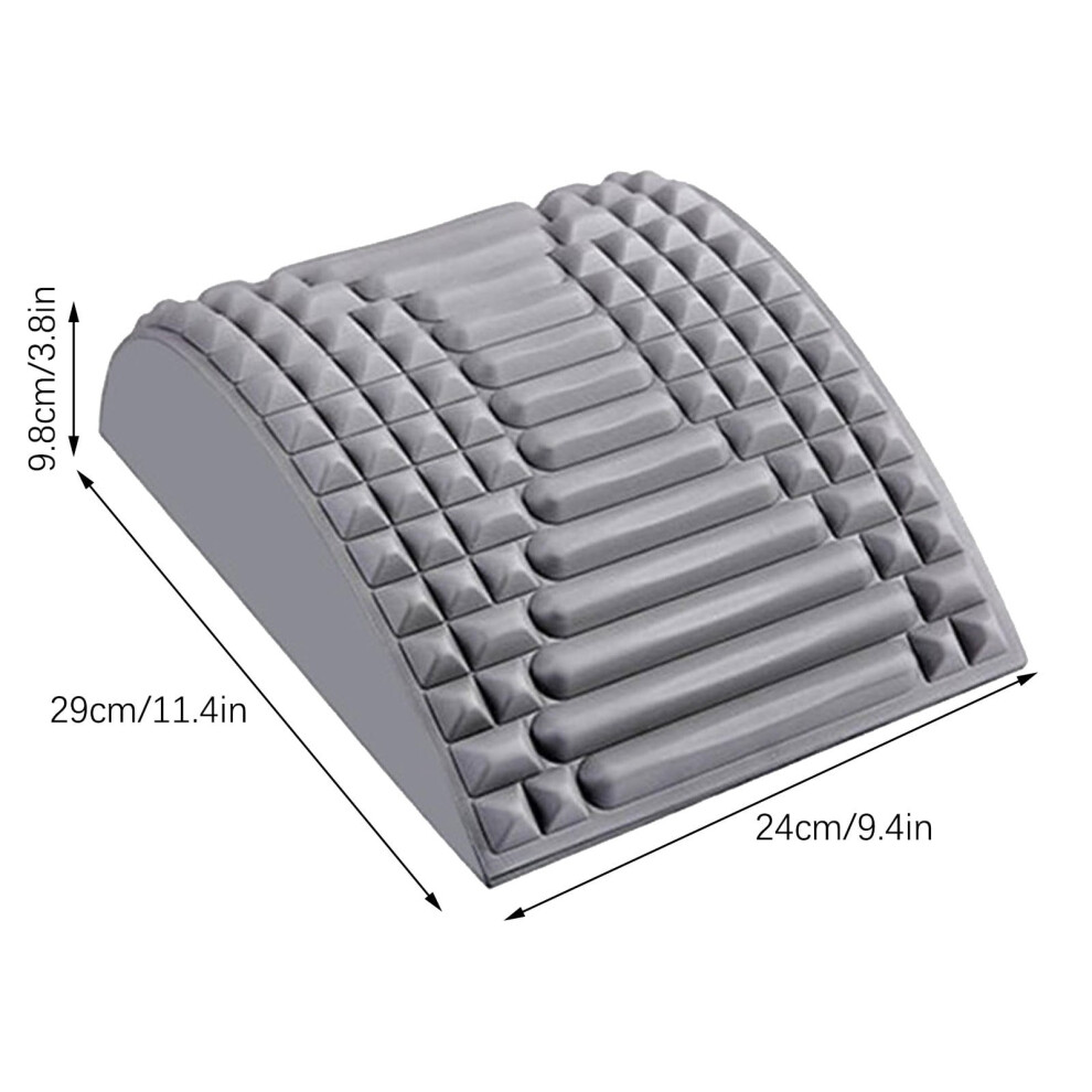 PRINxy Lumbar Relaxer Gray Backrest for Spine Support