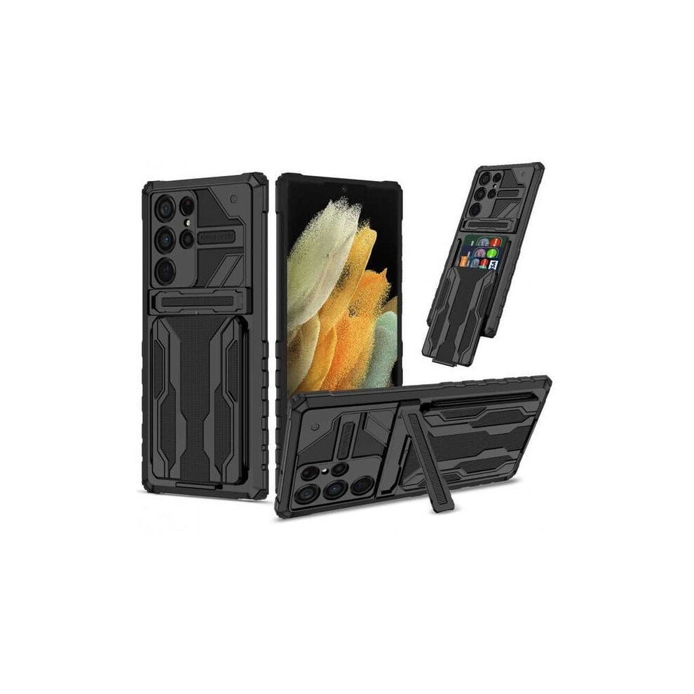 Samsung S23 Ultra Shockproof Case With Kickstand And Card 962125205466