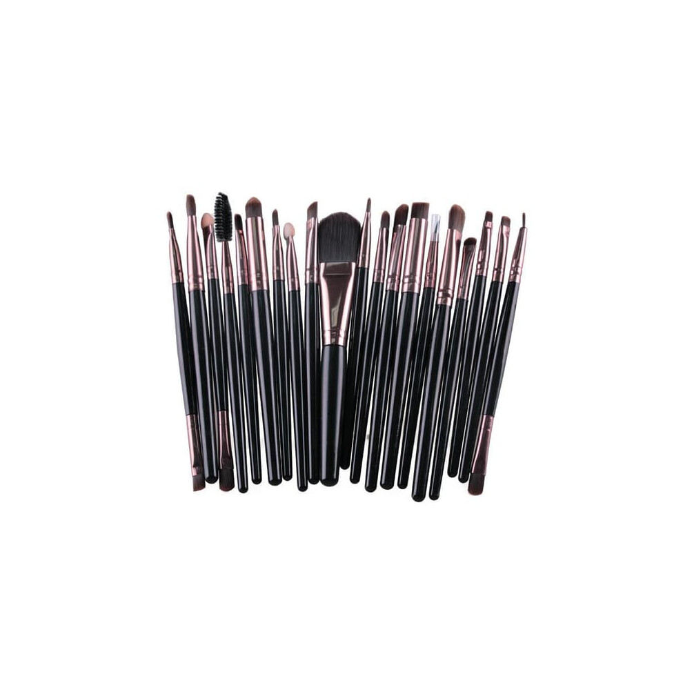 Makeup Brushes Rose Gold 20 pcs