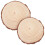 Qumonin round log paver step stones 2 pcs 1