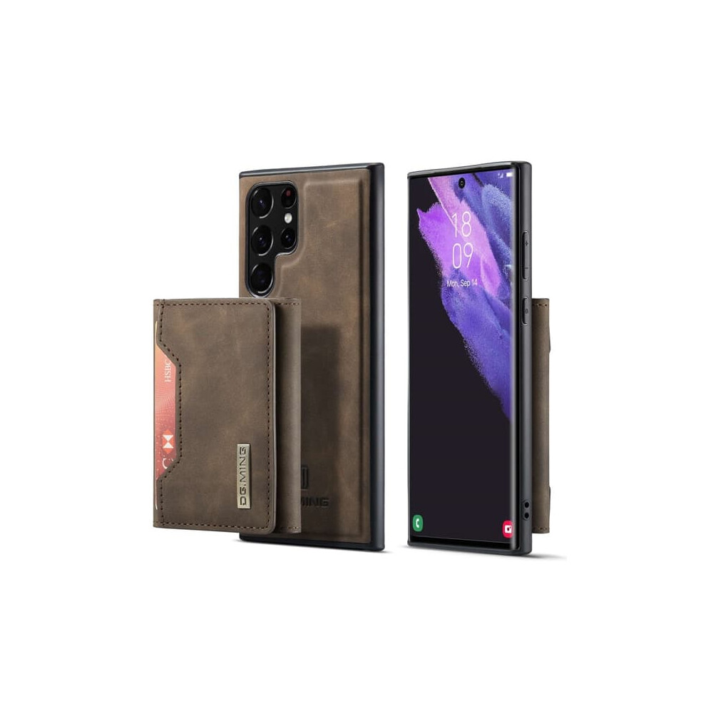 Dg.ming Galaxy S23 Ultra Magnetic Wallet Case Brown 962125200485