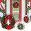 YOBOLK Christmas ornament red bow 12 pcs 2