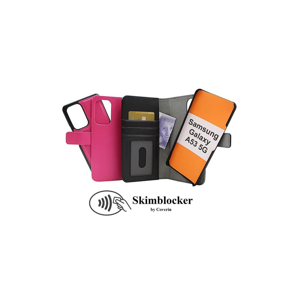 Skimblocker Magnet Case For Samsung Galaxy A53 5G Hot Pink 962125204377