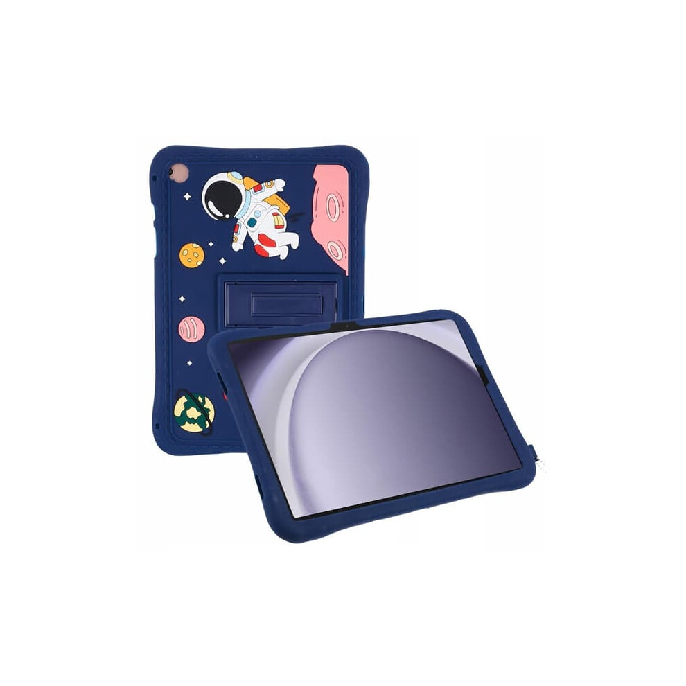 Skalo Samsung Tab A9+ Shockproof Silicone Cover Blue 962125193749