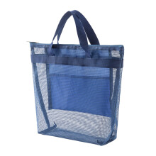 PRINxy Mesh Douchetas Reistas Opbergtas Draagbare Strandtas Cosmetica Organizer Handtas Mesh Reisdouchetas Draagtas voor Sportschool, Zwembad,