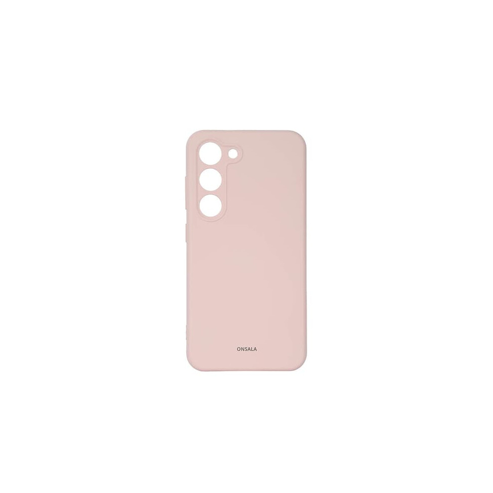 Samsung Galaxy S23 Silicone Mobile Case Chalk Pink 962125193329