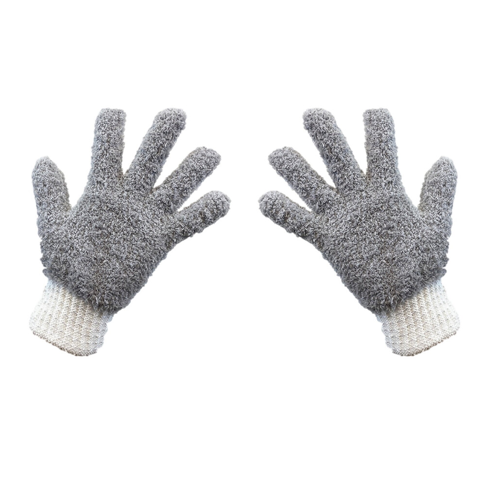 Microfiber Dusting Gloves Reusable Cleaning Mitts 1 Pair