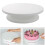 Cake Turntable White Rotating Baking Tool 1 Piece 1