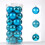 Blue Ball Ornaments Shatterproof 3cm 24 pcs 1