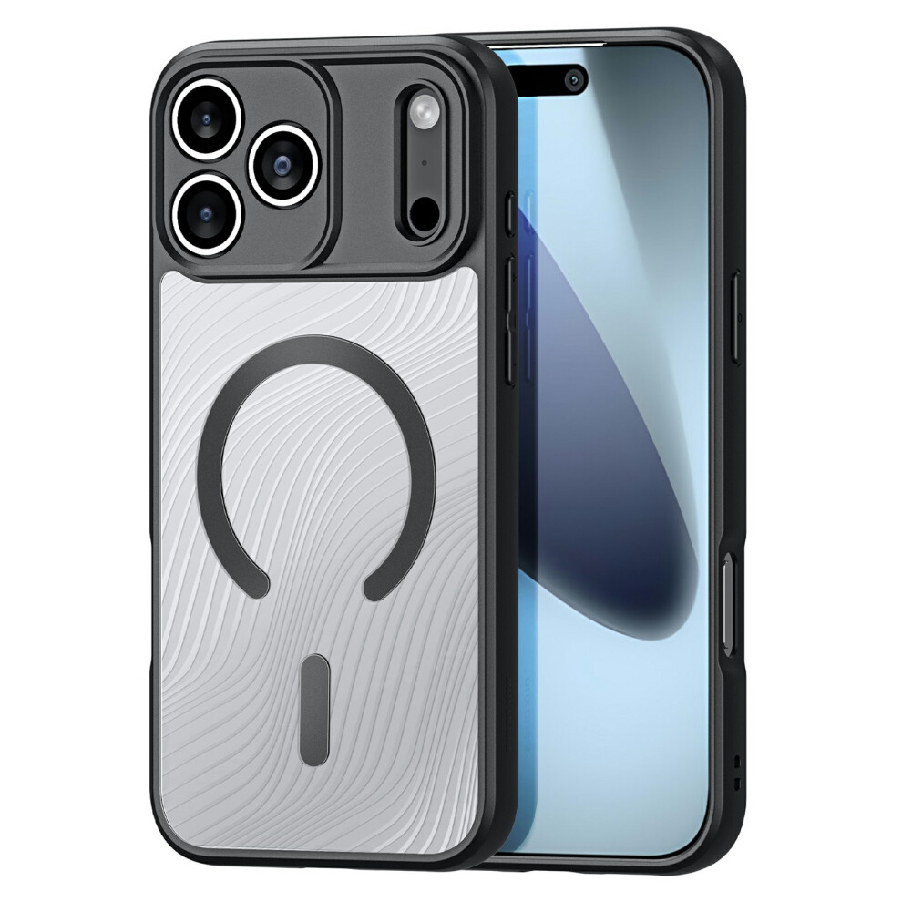 (Black) Dux Ducis Aimo Series For Iphone 17 Pro Magnetic Case Compatible With Magsafe Tpu + Pc Phone Cover (Reach Certification) Black 6914290444373
