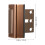 Brown Door Chain Lock 800 lb Security 2