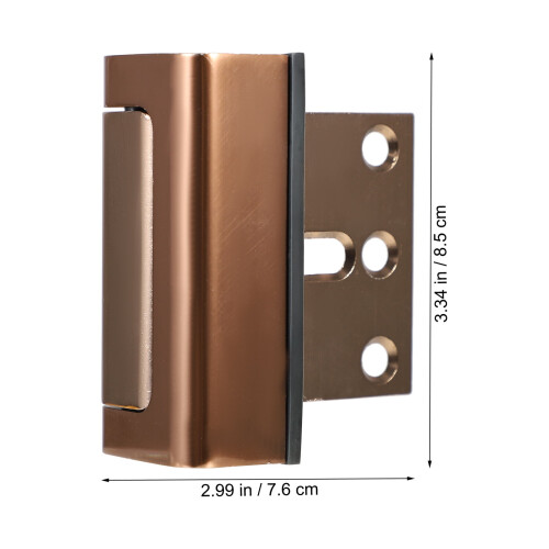 Brown Door Chain Lock 800 lb Security 1