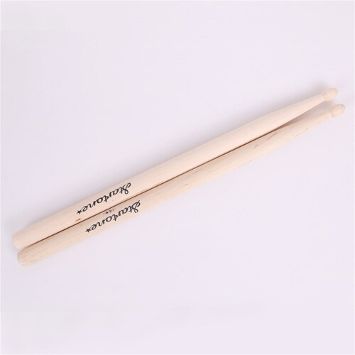 Baquetas RONSHIN1 Par Maple5A para Bateria Jazz com Cabeça Triangular
