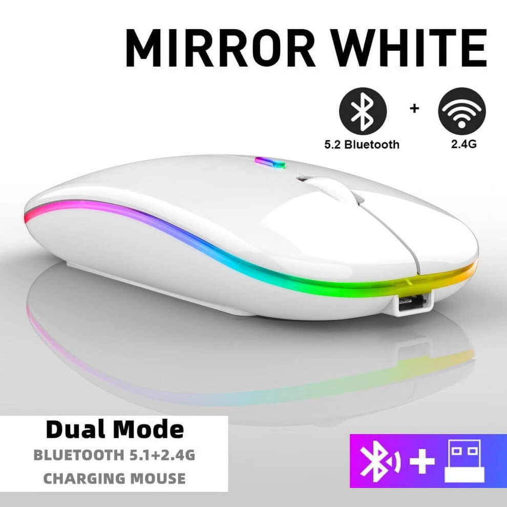Rechargeable Bluetooth Wireless Mouse 1600Dpi 972745802792