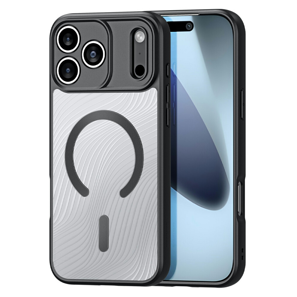 (Black) Dux Ducis Aimo Series For Iphone 17 Pro Max Magnetic Case Compatible With Magsafe Tpu + Pc Phone Cover (Reach Certification) Black 6914293071378
