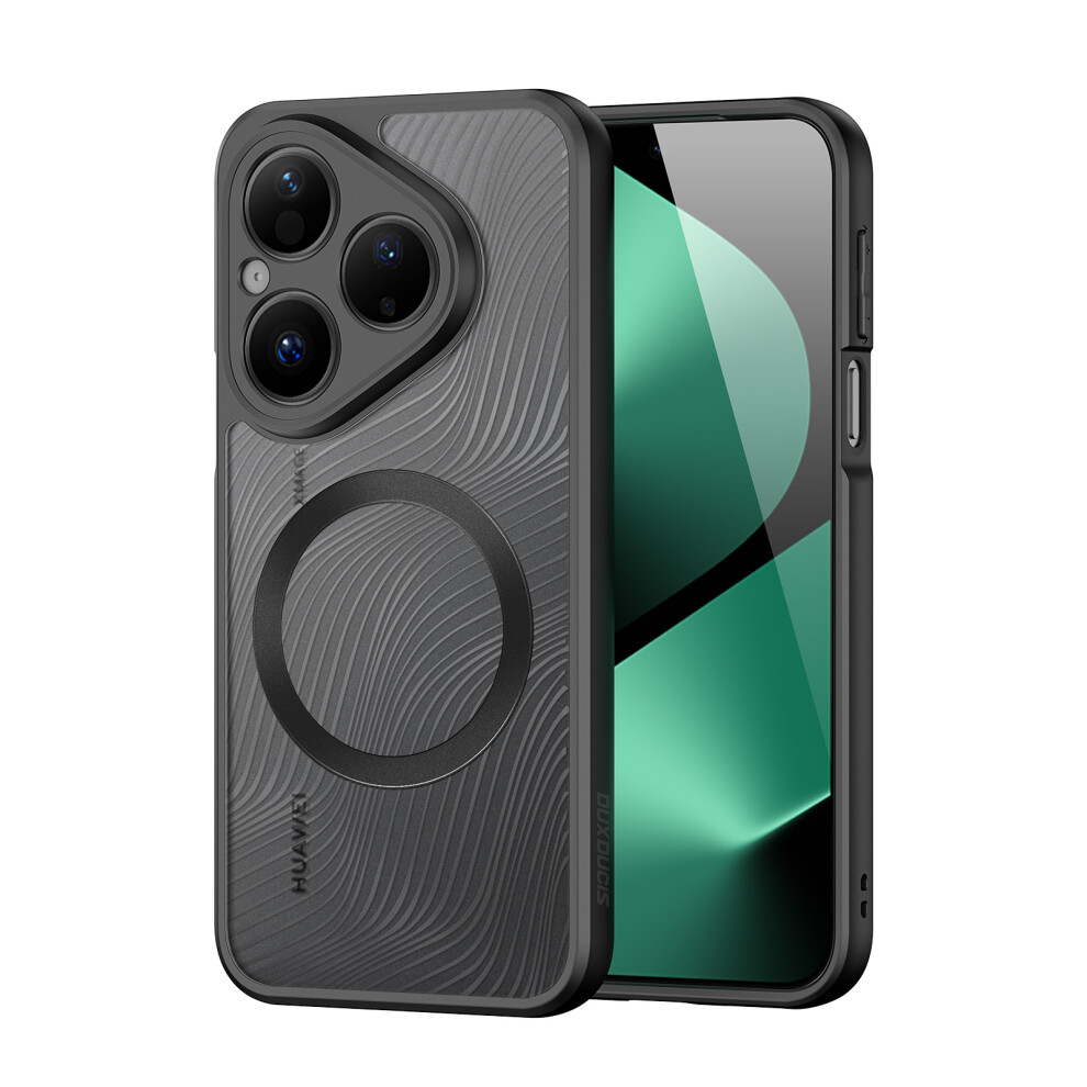 (Black) Dux Ducis For Huawei Pura 80 Case Aimo Series Magnetic Case Pc+Tpu Slim Cover (Reach Certification) Black 6914297769752
