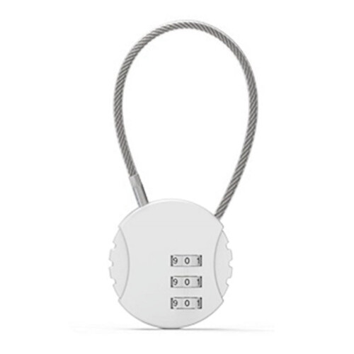 Zinc Alloy Combination Padlock Small Security Cable Lock 1