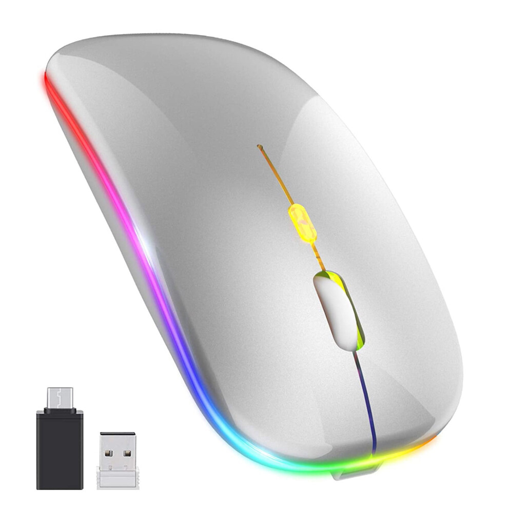 Wireless Mouse Rechargeable Slim Silent 2.4G 972745801382