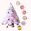 Pink Mini Artificial Christmas Tree 45 cm 3