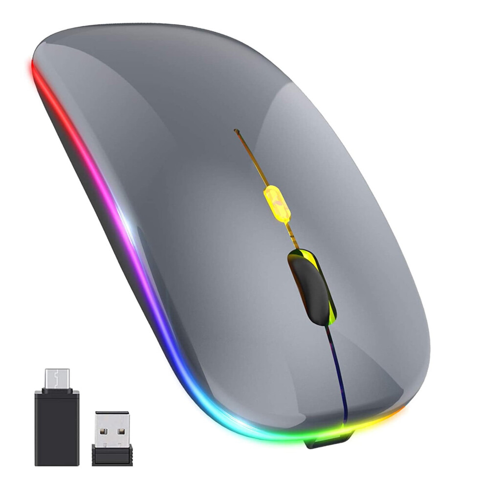 Wireless Mouse Rechargeable Slim Silent 2.4G 972745801351