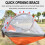 Outdoor Hammock with Mosquito Net Portable Double Single 4