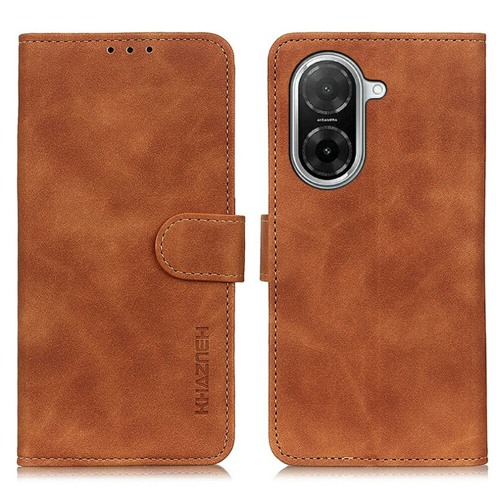 (Brown) Khazneh For Xiaomi Redmi A5 Nfc (Eu) (173.45Mm) Case Pu Leather Retro Texture Phone Cover Brown 6914299447924